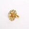 Gold 4 Metal 2" Pearl Daffodil Flower Design Napkin Rings Party Events Supplies